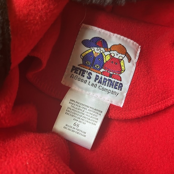 Pete’s Partner Red Scotty Coat Girls 6 - Picture 2 of 6